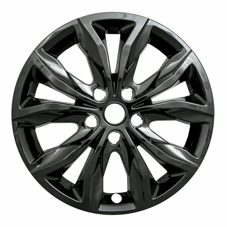 COAST2COAST 17", 5 Split Spoke, Gloss Black, Plastic, Set Of 4 IWCIMP440BLK